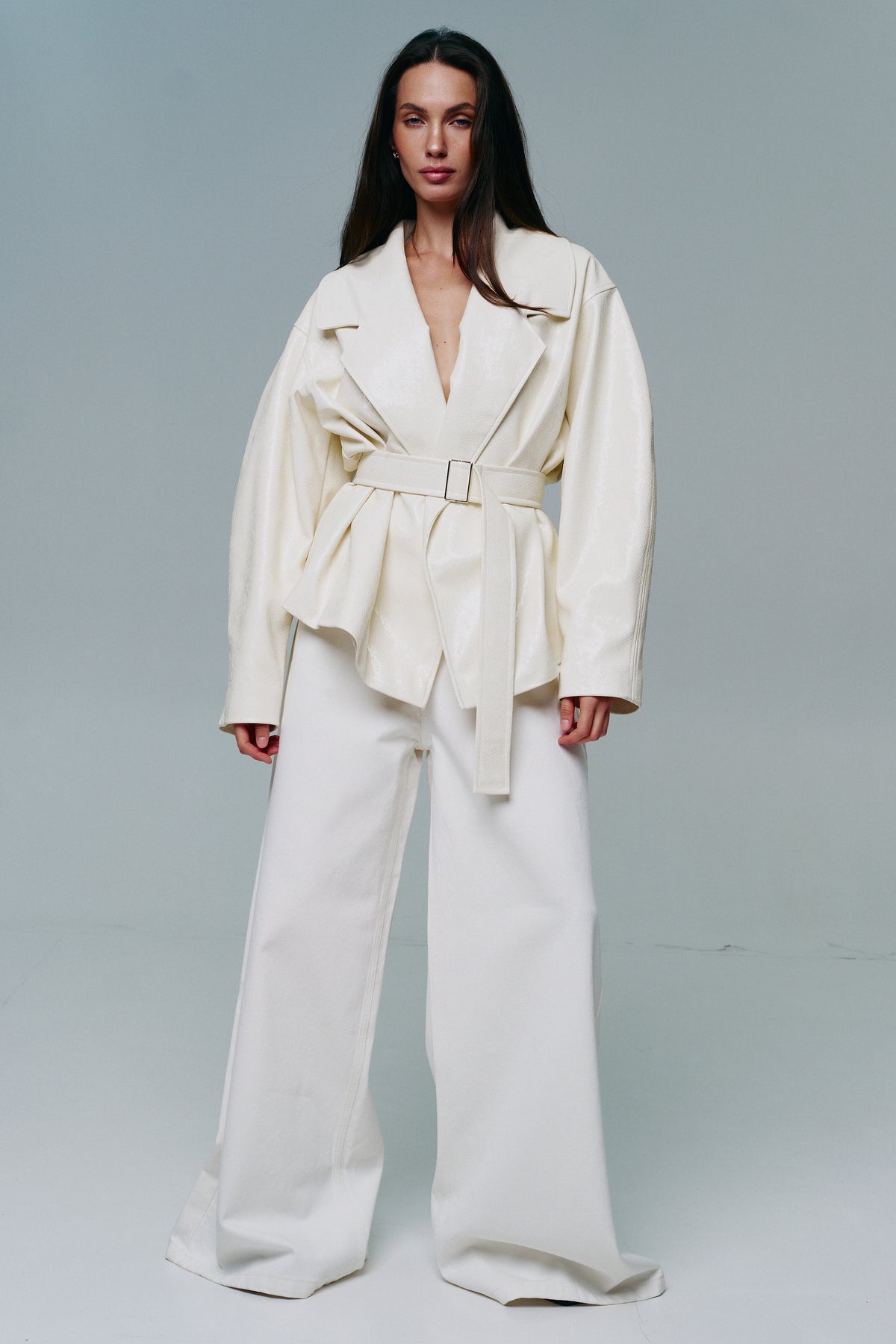 Wide-Leg Palazzo Jeans
