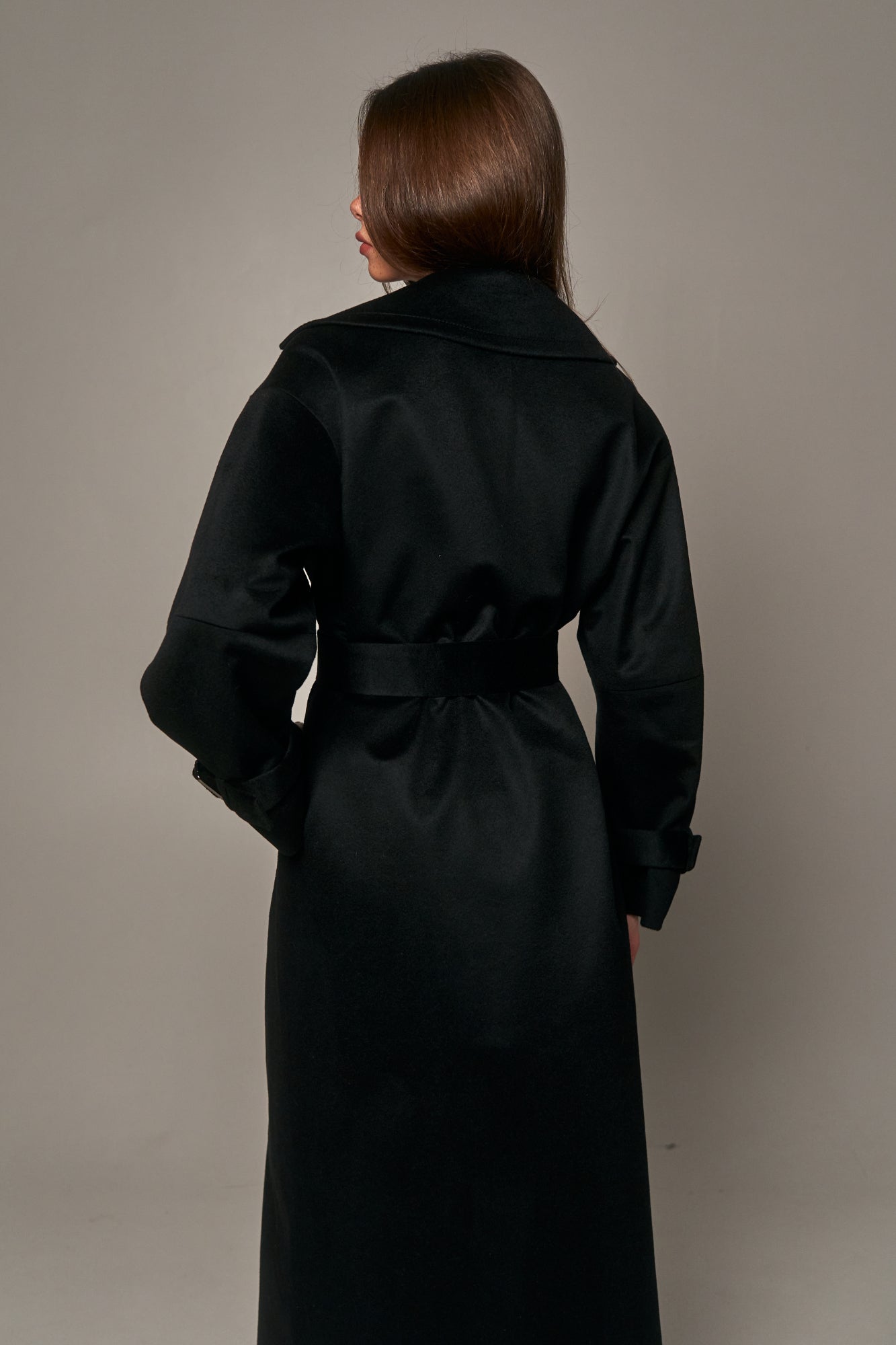 Loro Piana Cashmere Coat Black