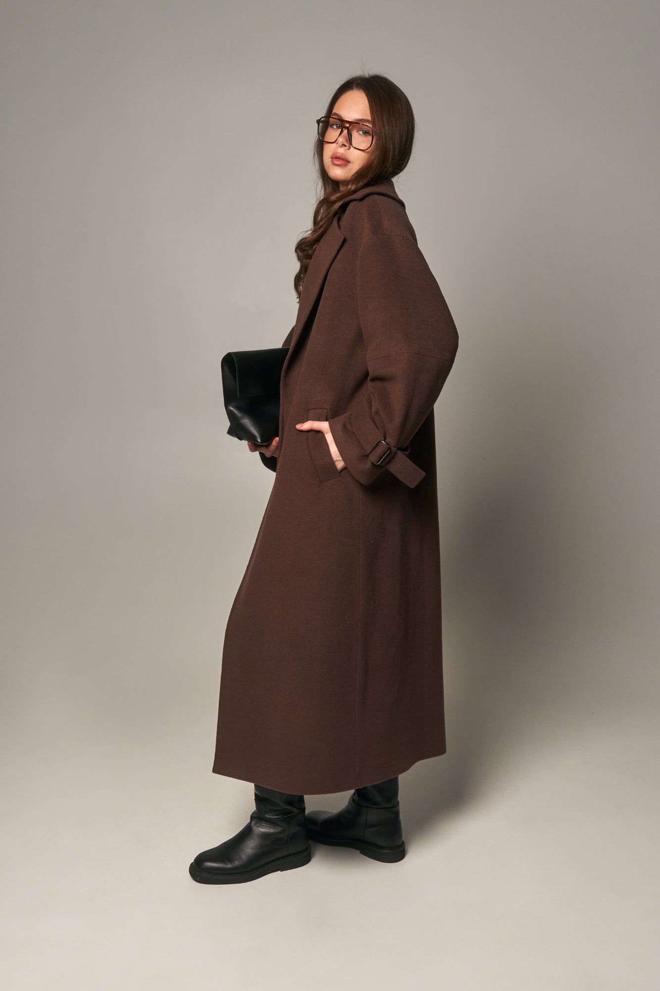 Chocolate Wool Coat