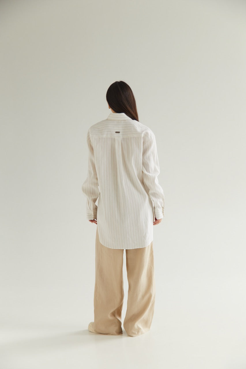 Milk Shirt Linen Oversize