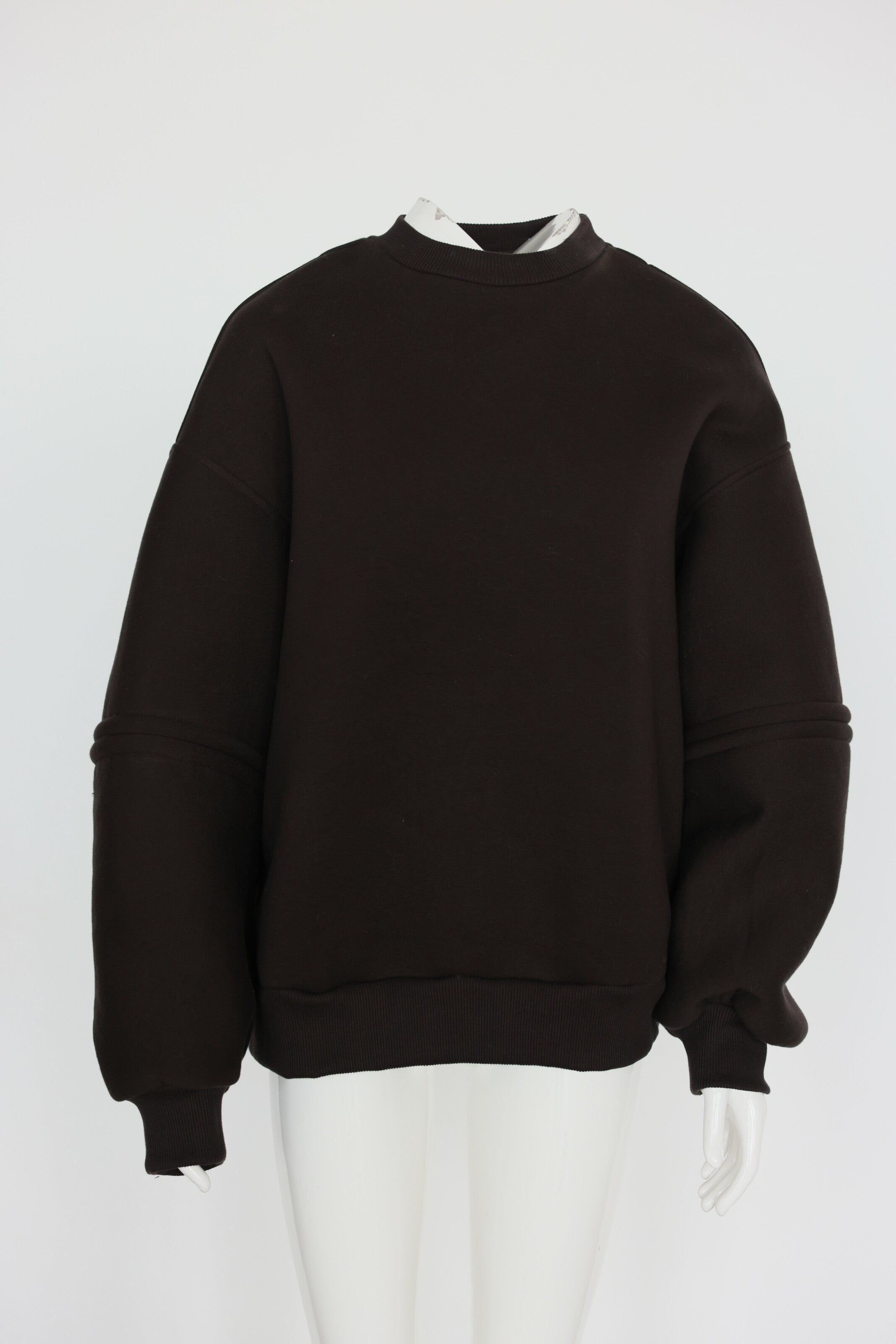 Chocolate Knit Sweatshirt