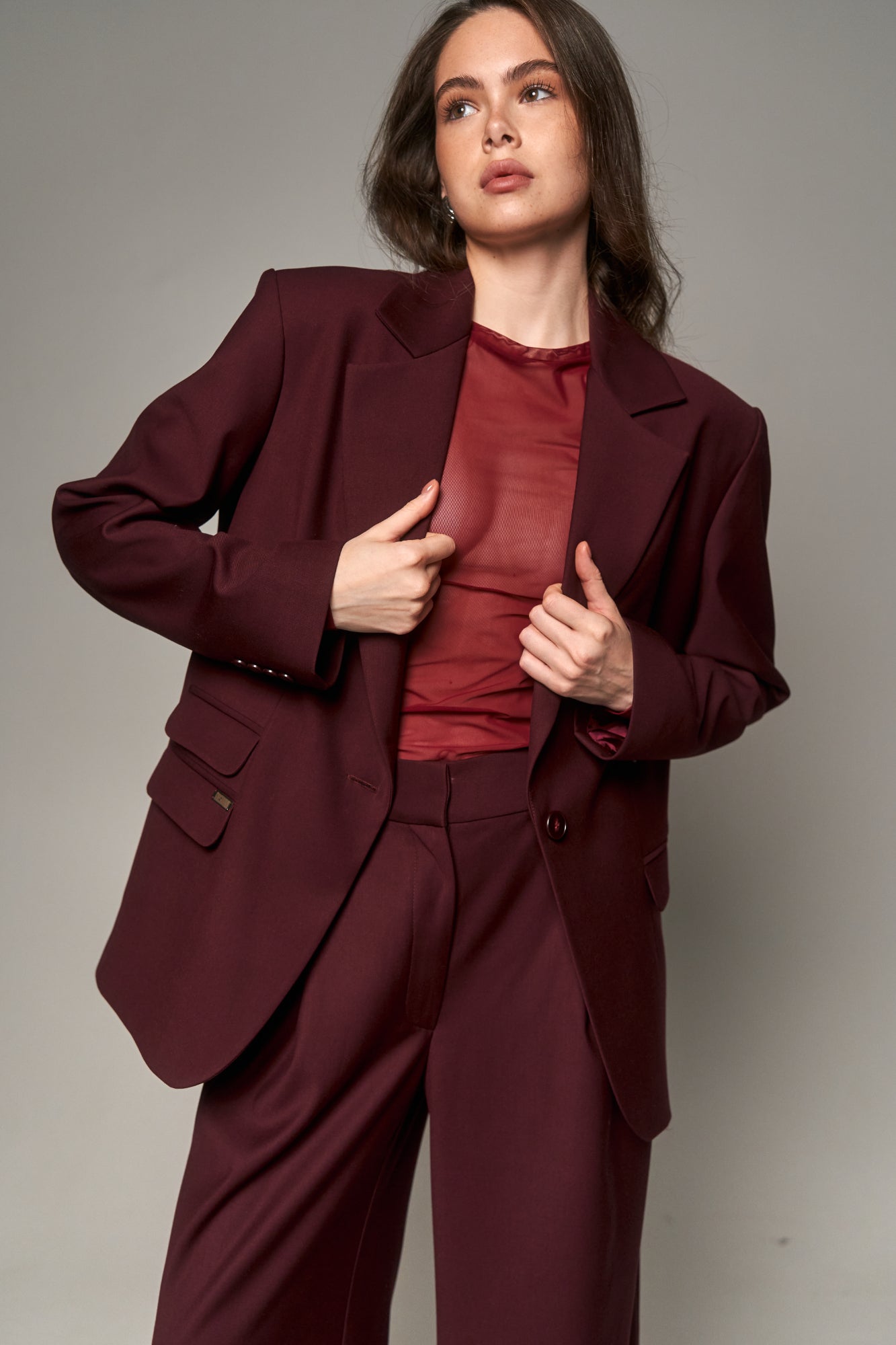 Suiting Jacket Marsala
