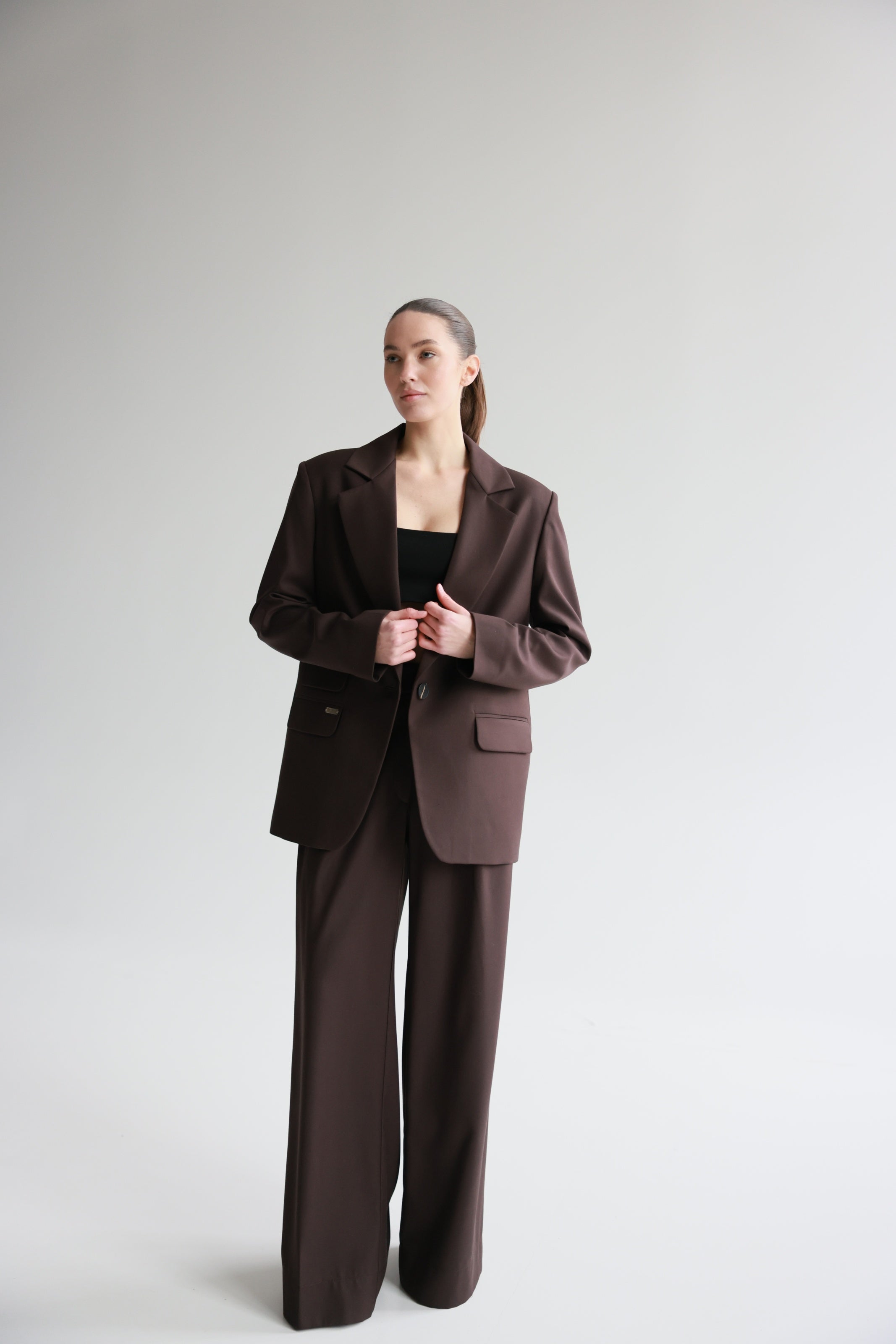 Suiting Jacket Chocolate