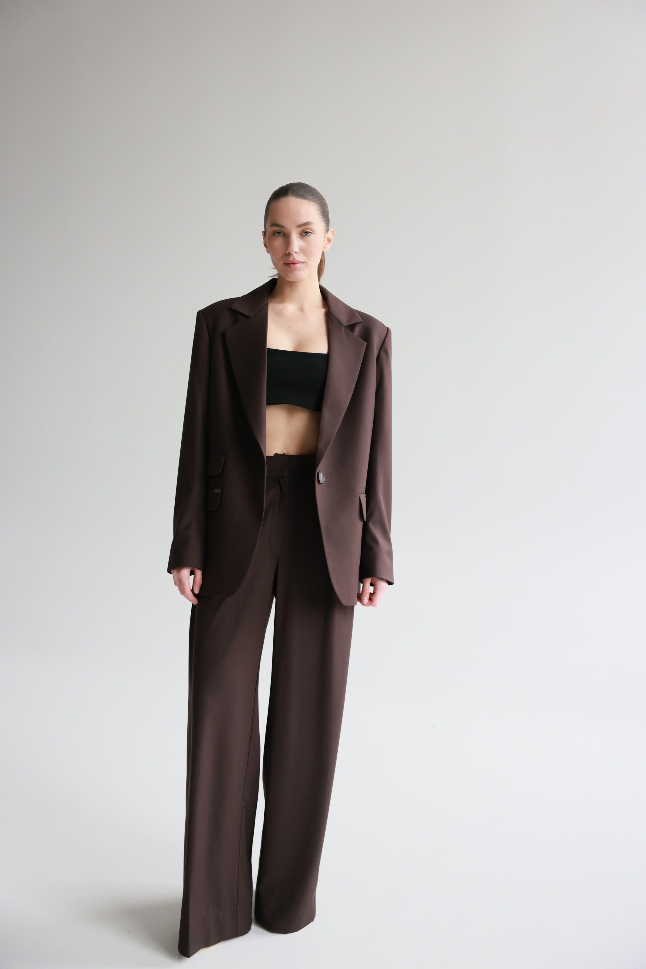 Suiting Jacket Chocolate