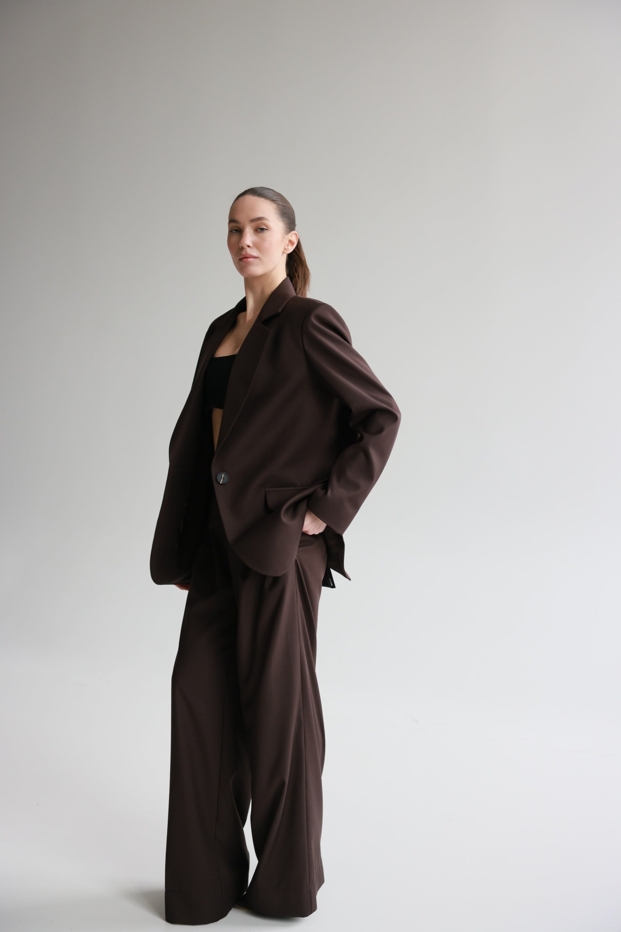 Suiting Jacket Chocolate