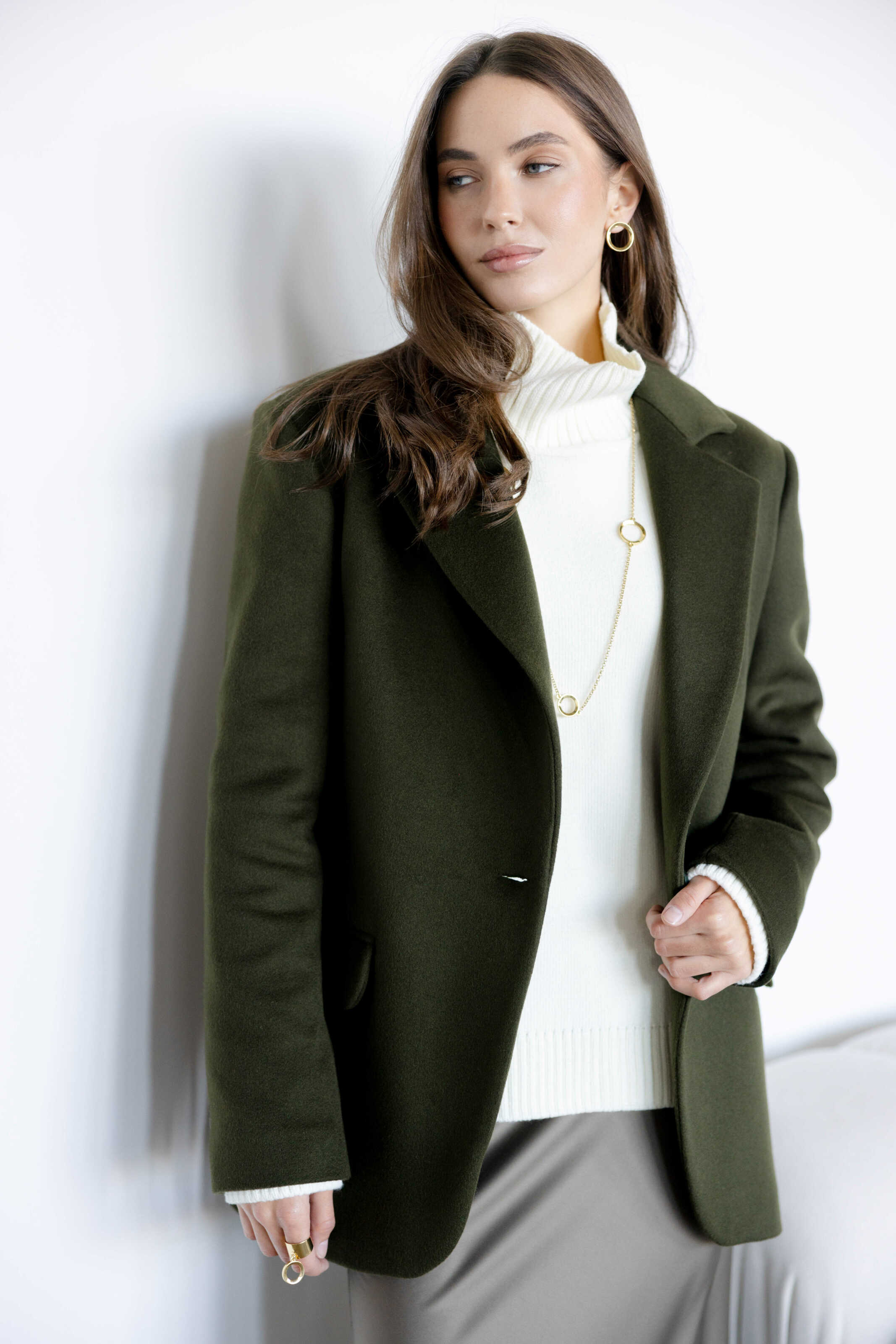 Green Cashmere Jacket